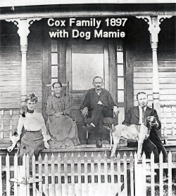 Cox Family 1897, Mrs. Ben Stowers, left