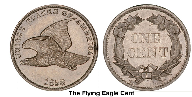 1858FlyingEagleCent 1858FlyingEagleCent